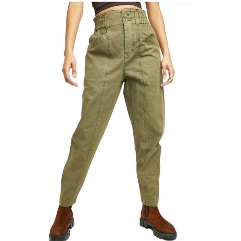 Free People Ready To Cinch Waist Pant Size Small
